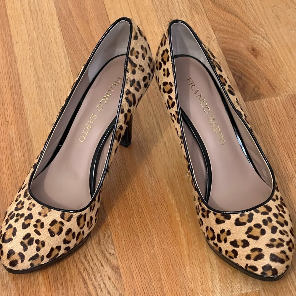 Franco Sarto 6.5M Heels Cheetah / Leopard Print